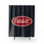 Peterbilt Truck Racing Vintage Shower Curtain
