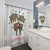 Cute Otters Holding Hands Shower Curtains