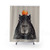Capybara Orange Shower Curtains with Capy Yuzu Portrait