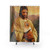 Pomeranian Dog Shower Curtain for Jesus Lovers