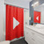 Stylish YouTube Graphic Shower Curtain