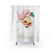 Retro Vintage Santa Shower Curtain