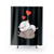 Peach Goma Shower Curtains for Mochi Mochi Cat Lovers