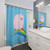 PFUDOR Fluffy Unicorn Shower Curtains