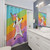 Dabbing Unicorn Shower Curtain