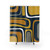 Mid-Century Modern Abstract Mustard, Navy & Gray Shower Curtains