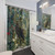 Woodland Floral Shower Curtain with Raven Bird Design