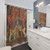 The Lady and the Unicorn medieval-inspired shower curtain