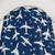 Blue and White Aeroplane Silhouette Pattern Shower Curtains