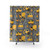 Construction Trucks Gray Shower Curtain