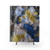 Abstract Blue Yellow and White Shower Curtain