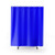 Neon Blue Shower Curtain for Bright Bathroom Decor
