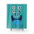 Kipo Pig Face Shower Curtains