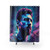 Lionel Messi Inter Miami Shower Curtains