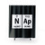 Geeky Chemical Elements Shower Curtains