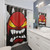 Geometry Dash Extreme Demon Shower Curtain