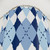 Blue Argyle Shower Curtains