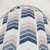 Blush Pink and Navy Blue Scandi Patterned Shower Curtain