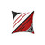 Diagonal Stripes Design Decorative Pillow