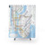 New York City Subway Map Shower Curtain