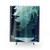 Calming mountain landscape shower curtain