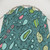 Microbes Pattern Shower Curtain for Biology Enthusiasts