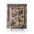 Antique Persian Isfahan Silk Shower Curtain with Floral and Animal Motifs