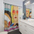 Colorful Comic Book Style True Romance Shower Curtains