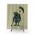Cute frog and tadpole shower curtain