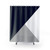 Modern Tricolor Geometric Shower Curtains