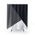 Grey geometric triangle shower curtain