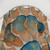Ammonite Fossil Watercolor Painting Shower Curtain