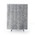 Elegant gray, black and white shower curtain