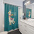 Vibrant Llama Shower Curtain with Playful Design