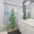 Coastal Christmas Shower Curtains with Nautical Decor