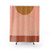 Mid Century Terracotta Sun Arch Shower Curtains