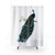 Vintage Peacock Teal Shower Curtains