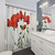 Poppies Shower Curtains - Vibrant Floral Decor