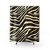 Zebra Print Shower Curtains in Brown and Beige Animal Pattern