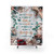 Whimsical book-themed shower curtain
