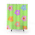 Pastel 5-Petal Flower Shower Curtains