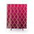 Moroccan Pattern Pink and Gold Shower Curtains