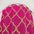Moroccan Pattern Pink and Gold Shower Curtains