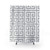 Gray and White Greek Key Pattern Shower Curtains