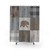 Rustic Neutral Bear Patchwork Shower Curtain