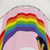 Jeff Goldblum Rainbow Cloud Shower Curtain