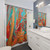 Vibrant Paint Pour Shower Curtains