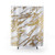 Elegant white and gold marble pattern shower curtains