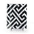 Maze Print Shower Curtains - Geometric Monochrome Design by Utopia