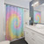 Vibrant Rainbow Tie-Dye Shower Curtain